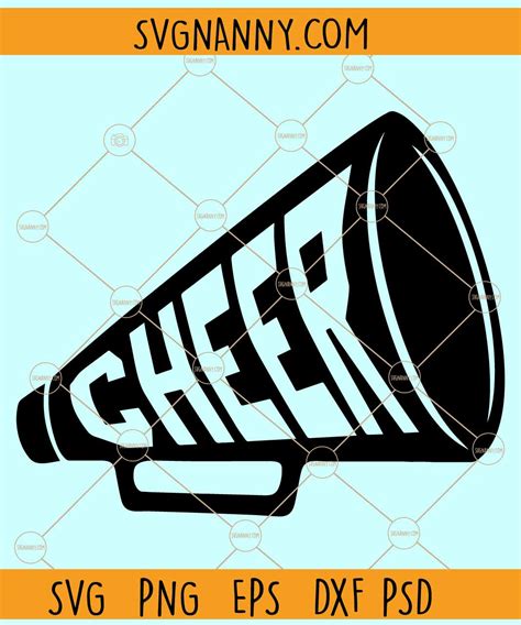 Cheerleading Megaphone Clipart