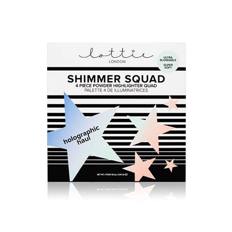 Buy Lottie London Shimmer Squad Holographic Haul Powder Highlighter