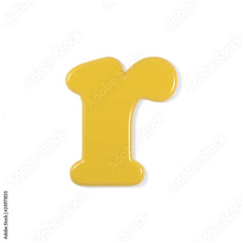 Yellow Font Lower Case R Stock Photo And Royalty Free Images On