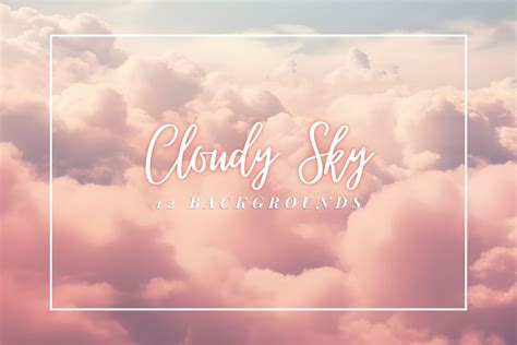 Cloudy Sky Backgrounds | Creative Market