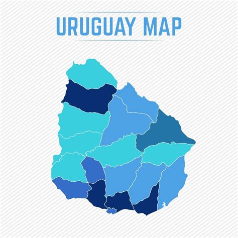 Uruguay Mapa Detallado Con Estados 2209578 Vector En Vecteezy