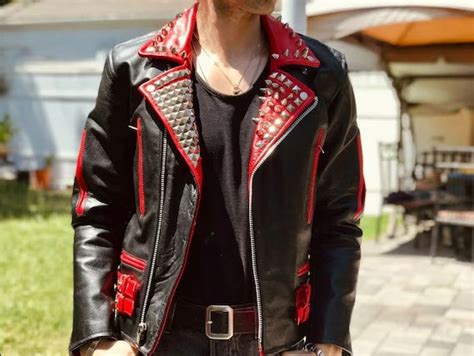 Punk Leather Jacket - Fashion Statement for Men and Women