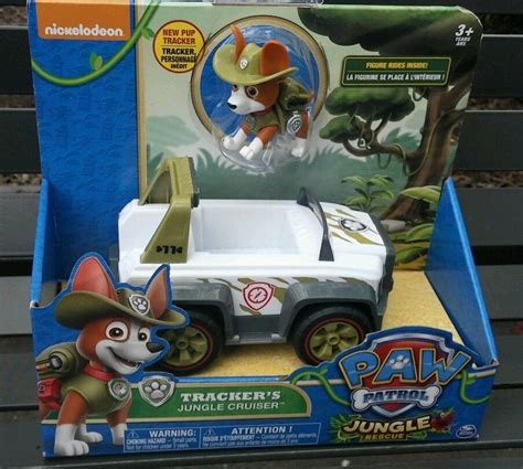 Paw Patrol Jungle Rescue Trackers Cruiser Vehicle And Figure New Fast Ship 1833174406