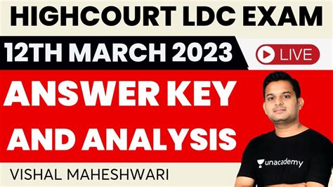 High Court Ldc Exam Analysis Rajasthan High Court Ldc High