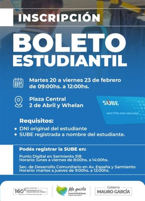 Extienden La Inscripci N Para El Boleto Estudiantil D Nde Y En Qu