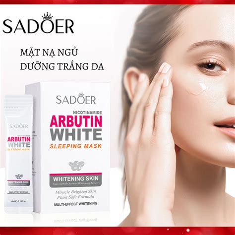 Packs Niacinamide Arbutin White Gel Sadoer Night Mask Whitening