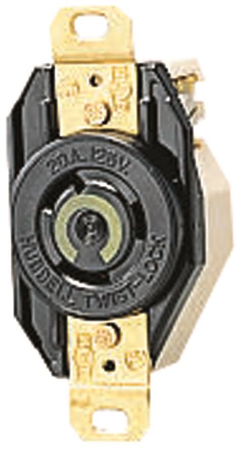 HBL2310 - Hubbell Wiring Devices - Power Entry Connector, 2P3W, L5-20