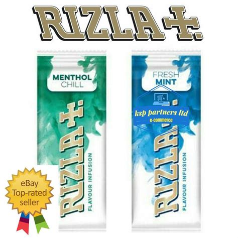 Swan Rizla Flavour Cards Menthol Fresh Mint Fresh Burst Infusion Card