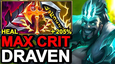 WILD RIFT CHINA DRAVEN ADC FULL DAMAGE CRIT Draven Build Runes