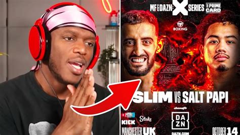 Salt Papi Vs Slim Leaked By Ksi On Prime Card Youtube