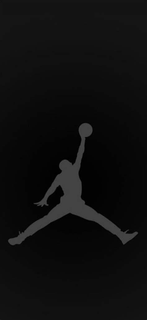 Black and White Air Jordan Logo Wallpaper