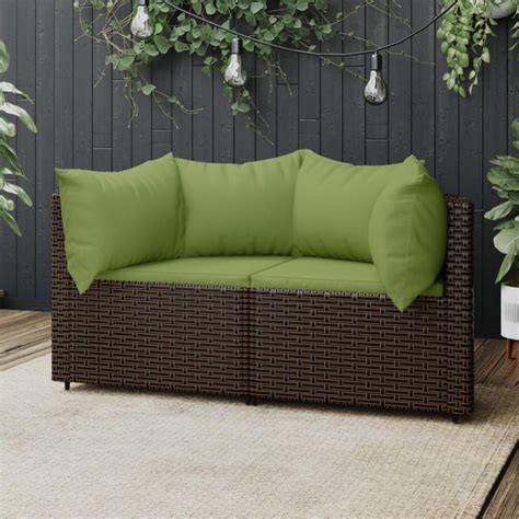 Pcs Canap S D Angle De Jardin Canap D Ext Rieur Sofa De Jardin