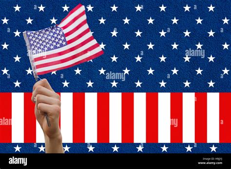 Holding Flag Hi Res Stock Photography And Images Alamy