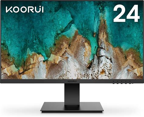 Koorui 24 Zoll Monitor Full Hd Ips Panel Bildschirm 75hz 5ms Schwarz