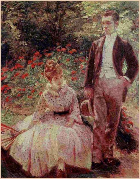 The Artists Son And Sister In The Garden At Sevres Marie Bracquemond