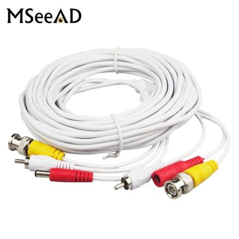 5m 10m 15m 20m 30m Bnc Video Dc Power Rca Audio Extend Cable Cctv For