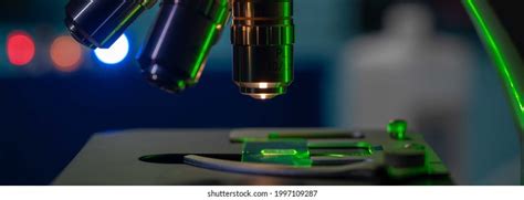 Scientific Microscope Nanotechnology Laboratory Stock Photo 1997109287