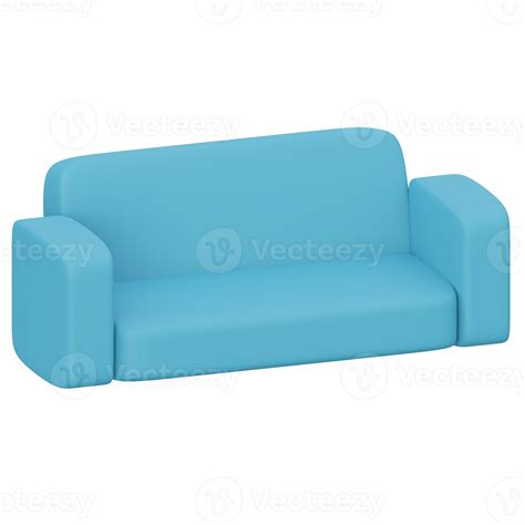 couch 3d render icon illustration with transparent background 21970927 PNG