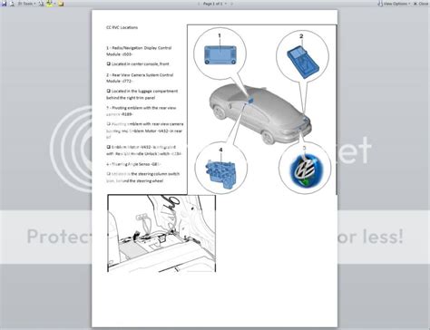 How To Passat B7 Rear View Camera Install