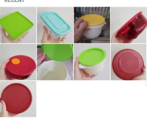 Tupperware Toples Plastik Food Container Makanan Bekal Sekolah Tempat