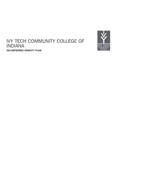 Fillable Online Ivy Tech Community College Of Indiana Benefits And