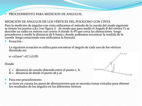 Ppt Levantamiento Topografico Con Cinta En Mineria Subterranea