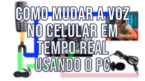 Voicemod Como Mudar A Voz No Celular Em Tempo Real Usando O Pc Youtube