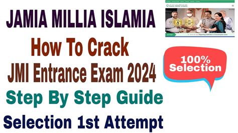 How To Crack Jamia Millia Islamia Entrance Exam Jamia