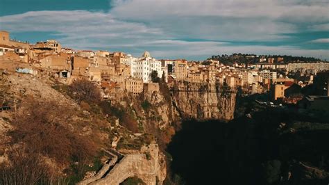 Aerial view of ancient Constantine, Algeria 18020216 Stock Video at ...