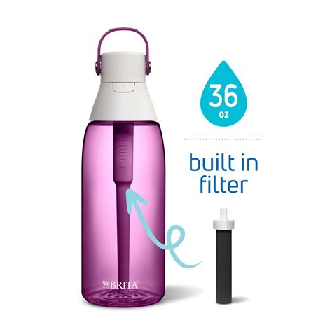 Brita Premium Filtering Water Bottle 36 Oz Orchid