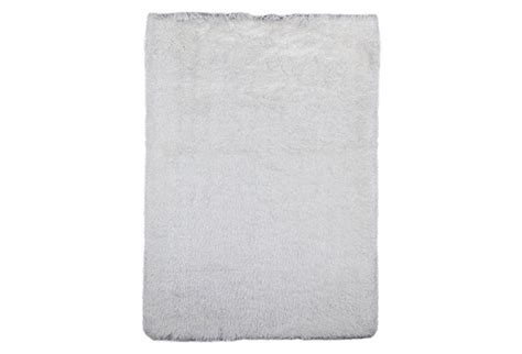 Buy Brilliant White Shag Accent Rug - Part# 7016 WHITE _SILVER ...