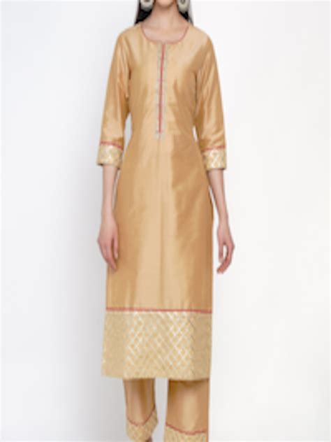 Buy Women Republic Women Gold Toned Ethnic Motifs Embroidered Layered