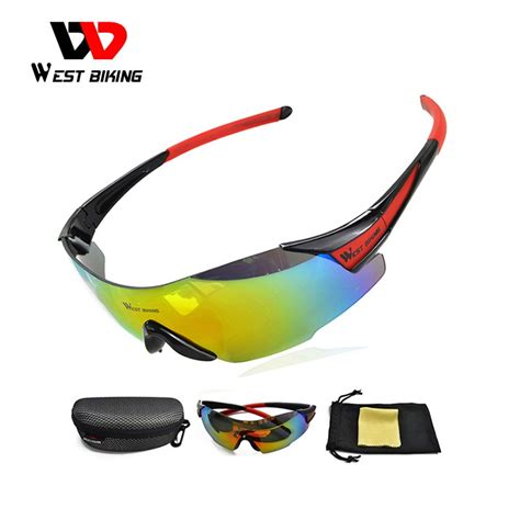 West Biking Uv400 Cycling Sunglasses Windproof Mtb Road Bicycle