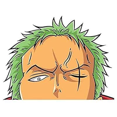 Buy Stickers One Piece Roronoa Zoro Car Anime Sticker Graphic Vinyl