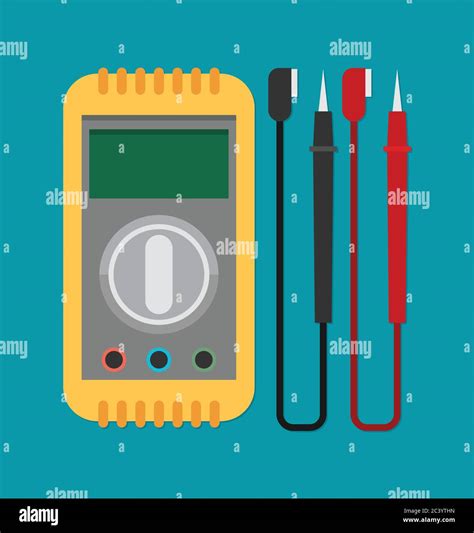 Flat Vector Voltmeter Icon Stock Vector Image And Art Alamy