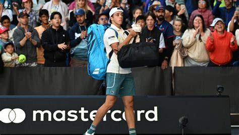 Open Daustralie Fin Du R Ve Pour Arthur Cazaux Domin Par Hubert