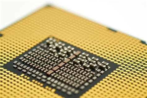 computer processor macro royalty  stock photo