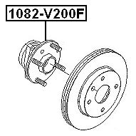 Front Wheel Hub FEBEST 1082 V200F OEM A21 3001030 EBay