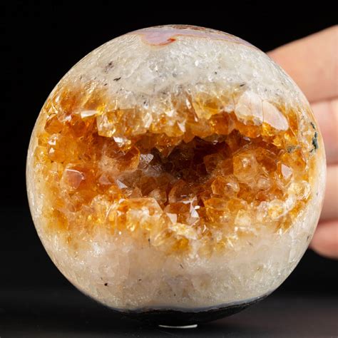 Sphere of Citrine Geode