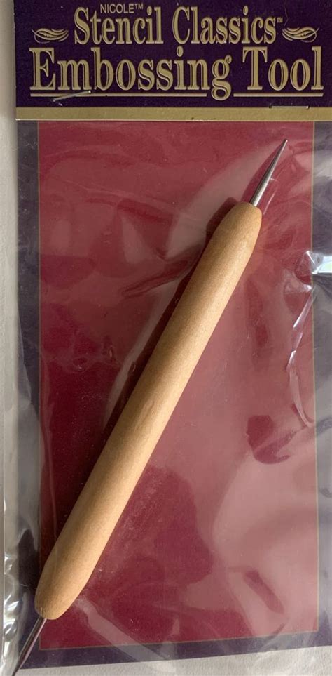 widget crafts shop stencil classics embossing tool double ended