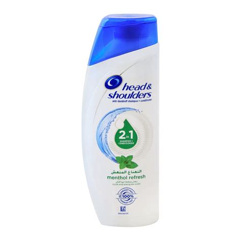 Buy Head And Shoulders 2 In 1 Menthol Refresh Anti Dandruff Shampoo Conditioner 190ml Online At