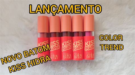 Batom kiss hidra color Trend Avon Lançamento 2022 YouTube