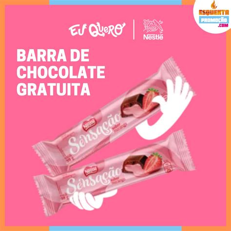 Barra De Chocolate Nestl Sensa O Gratuita