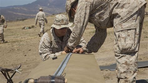 1st Battalion, 5th Marines, Conduct Urban Breaching at Demolition Range ...