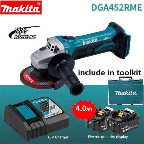 Power Tools Makita Dga Z V Mm Lxt Angle Grinder Body With X