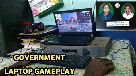 Government Laptop Free Fire Game Play Video Government Laptop Handcam