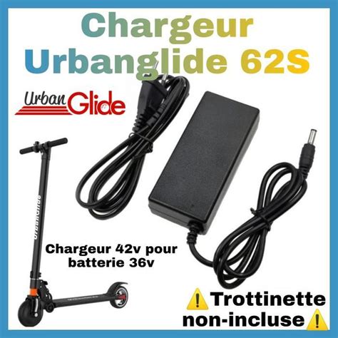 Chargeur V Urbanglide S Pour Trottinette Lectrique Urbanglide V