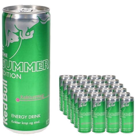 Red Bull Pak Redbull Kaktus Summer Edition Tilbud Hos Motatos