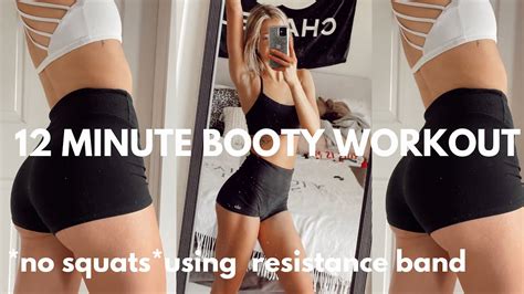 No Squats Booty Workout At Home Booty Workout Low Impact Using