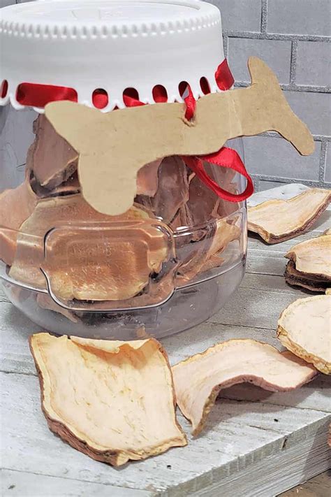 how to make sweet potato dog treats in dehydrator